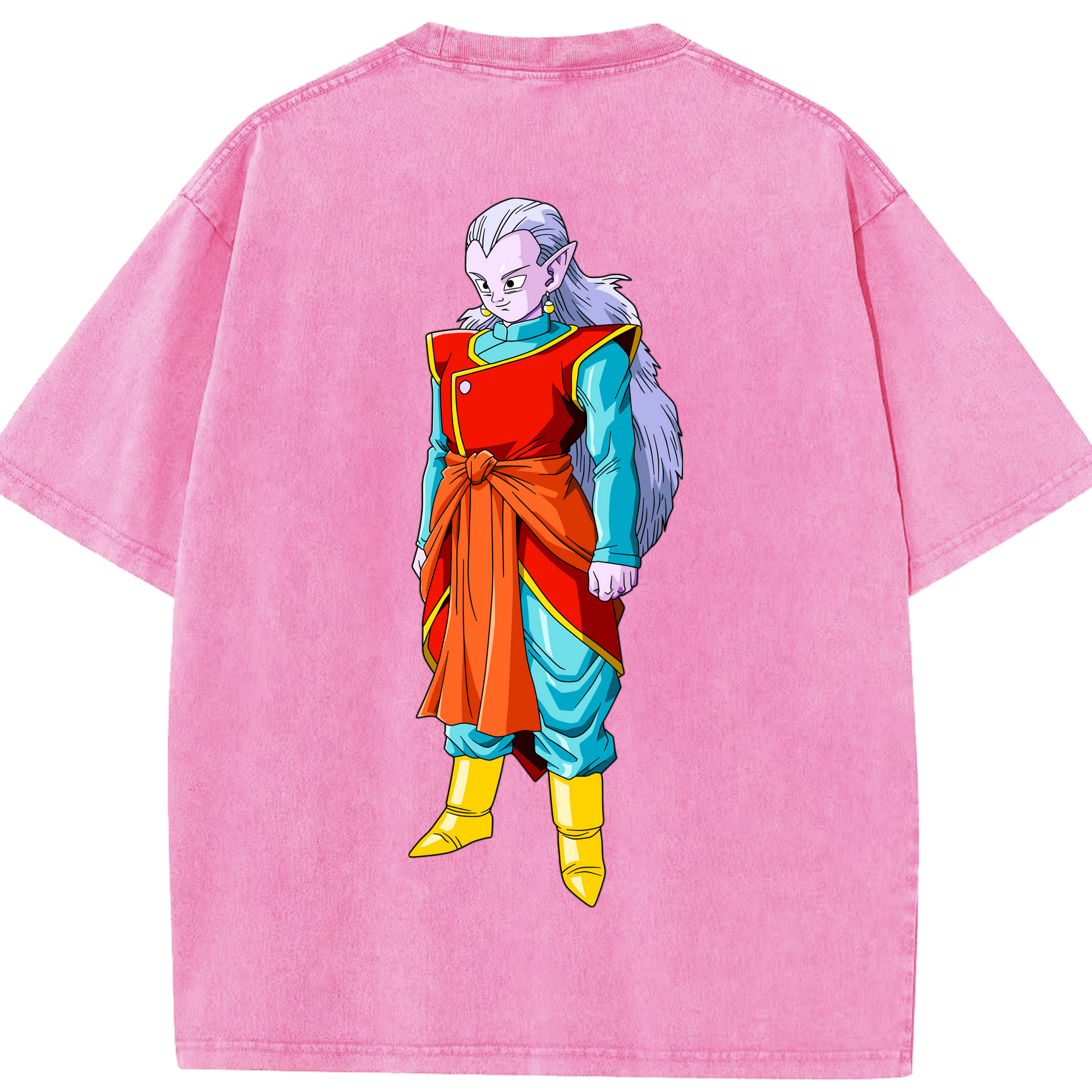 （画像用） ドラゴンボール DRAGON BALL 綿100% ヴィンテージ風 半袖Tシャツ（背面プリント）